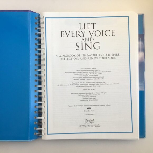 Readers Digest Lift Every Voice and Sing Songbook 2005 - Picture 4 of 9